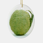 Big Green Hedgeapple Keramisch Ornament (Rechts)