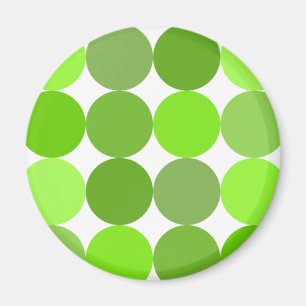 Big Green Polka Dots Magneet