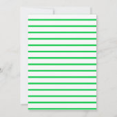 Big Green Tractor 4th Birthday-uitnodigingen (Achterkant)