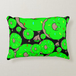 Big Green Yum-yums Accent Kussen