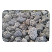 Big Grey Rocks Afbeelding Design Fun Badmat (Voorkant)