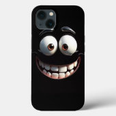 Big Grin Blackout iPhone Case (Achterkant)