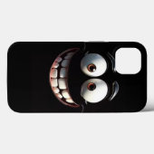 Big Grin Blackout iPhone Hoesje (Achterkant (horizontaal))