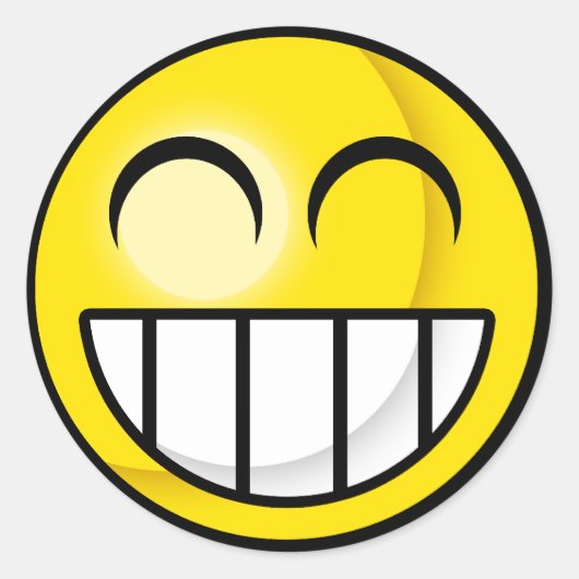 Big Grin Sticker (Voorkant)