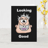 Big Grinning Ham Radio Operator 73 Verjaardag Kaar Kaart (Gele Bloem)