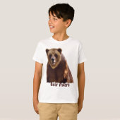 Big Grizzly Beer Wildlife Art Gift T-shirt (Voorkant volledig)