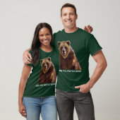 Big Grizzly Beer Wildlife Protection Art Gift T-shirt (Unisex)