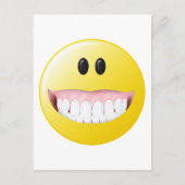 Big Gums Face Briefkaart (Voorkant)