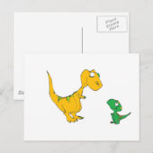 Big Guy & Lil Guy Briefkaart (Voorkant / Achterkant)