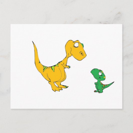 Big Guy & Lil Guy Briefkaart (Voorkant)