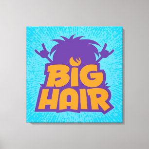Big Hair Band Logo Canvas Afdruk