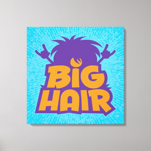 Big Hair Band Logo Canvas Afdruk (Voorkant)
