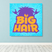 Big Hair Band Logo Canvas Afdruk (Insitu (Houten vloer))