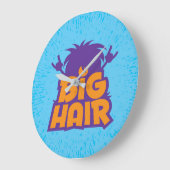 Big Hair Band Logo Grote Klok (Hoek)