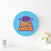 Big Hair Band Logo Grote Klok (Huis)