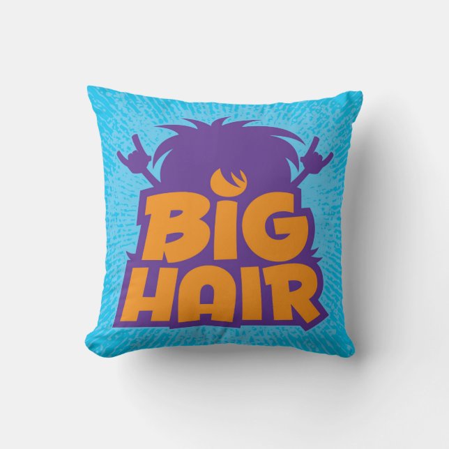 Big Hair Band Logo Kussen (Voorkant)