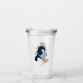 Big Hair Big Dreams Acryl Drinkbeker (Achterkant)
