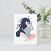 Big Hair Big Dreams Briefkaart (Staand voorkant)
