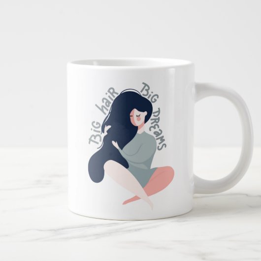 Big Hair Big Dreams Grote Koffiekop (Rechts)