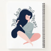 Big Hair Big Dreams Notitieboek (Achterkant)