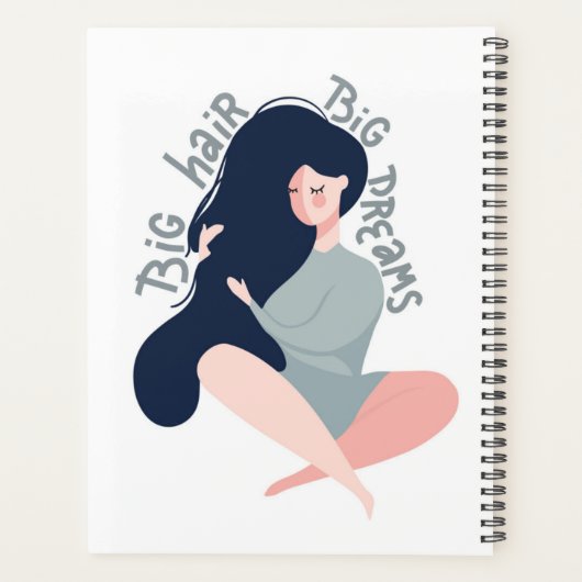 Big Hair Big Dreams Planner (Achterkant)