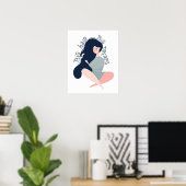 Big Hair Big Dreams Poster (Thuiskantoor)