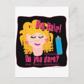 Big Hair Dare! Briefkaart (Voorkant)