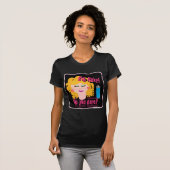 Big Hair Dare! donker T-shirt (Voorkant volledig)