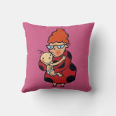 Big Hallo Hugs uit Auntie in Red Kussen (Achterkant)