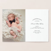 Big Hallo Little Man Baby Boy Aankondiging (Binnen)