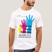 Big hands logo met Diversity, Equity, Beloning T-shirt (Voorkant)