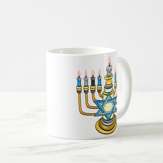 Big Happy Hanukkah Koffiemok (Voorkant rechts)