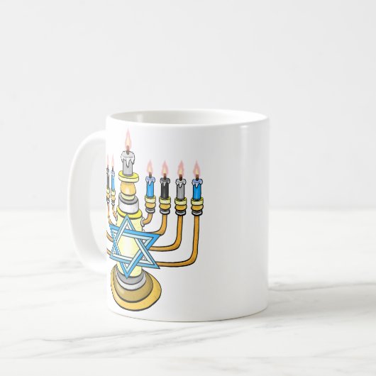 Big Happy Hanukkah Koffiemok (Voorkant links)