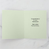 BIG Happy Retirement Gefeliciteerd Gele Bloem Kaart (Binnen)