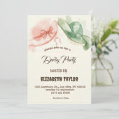 Big Hat Derby Party Invitation Kaart (Staand voorkant)