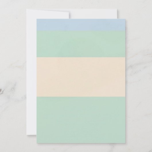 Big Hat Derby Party Invitation Kaart (Achterkant)