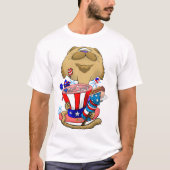 Big Head 4 juli kat T-shirt (Voorkant)