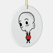 Big Head Keramisch Ornament (Rechts)