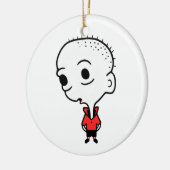 Big Head Keramisch Ornament (Links)