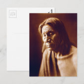 Big Head (Native American) Briefkaart (Voorkant / Achterkant)