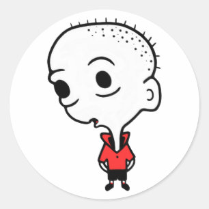 Big Head Ronde Sticker