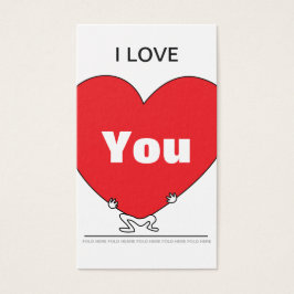 Big Heart Carried Visitekaartje