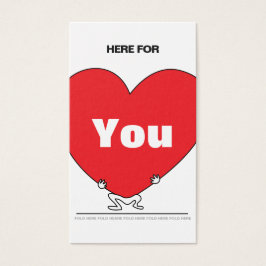 Big Heart Carried Visitekaartje