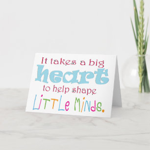Big Heart: Counselor:Mentor:Leraar Feestdagen Kaart