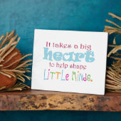 Big Heart: Counselor:Mentor:Leraar Fotoplaat (Zijkant)