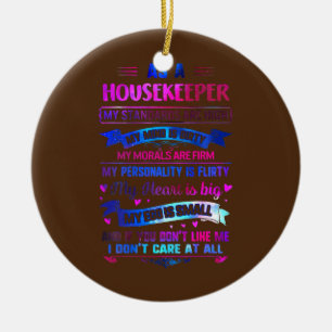 Big Heart Direct Support Person Housekeeper Life Keramisch Ornament
