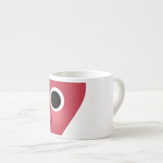 Big Heart Espresso Mok (Voorkant rechts)