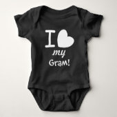 Big Heart I Love My Gram V031 Romper (Voorkant)