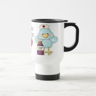 Big Heart Nurse Travel mug Reisbeker
