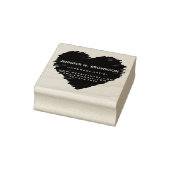Big Heart Sketch Logo Rubberstempel (Stempel)